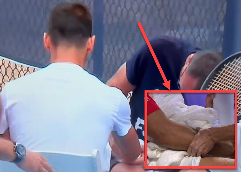 Novak Djokovic Struggling With Wrist Injury