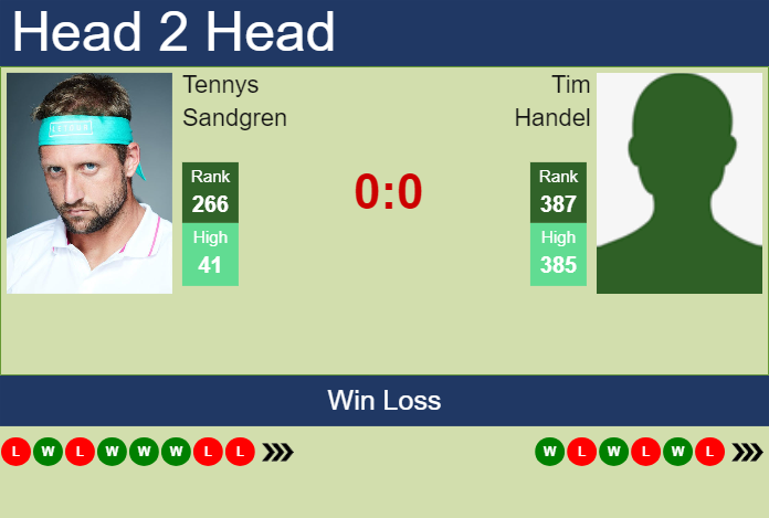 H2H, prediction of Tennys Sandgren vs Tim Handel in Cleveland Challenger with odds, preview, pick | 29th January 2024