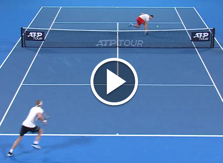 WATCH. Zverev saves a match point with a fantastic running forehand during his match against Hurkacz in Australia Sascha Zverev Saved Match Point Vs. Hurkacz