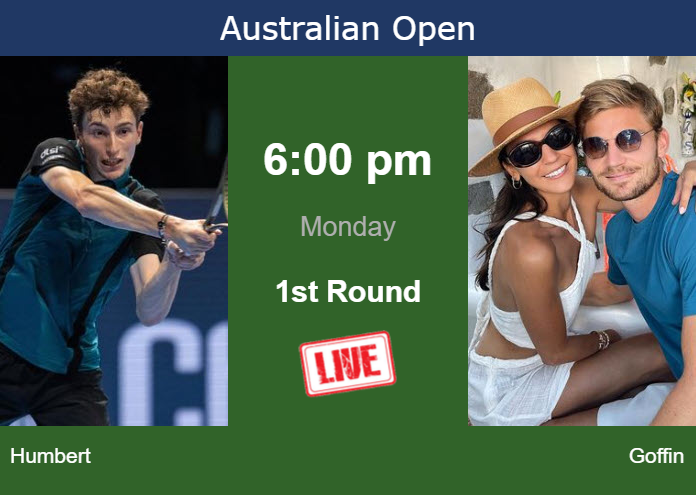 Saturday Live Streaming Ugo Humbert Vs David Goffin Saturday Live Streaming Ugo Humbert vs David Goffin