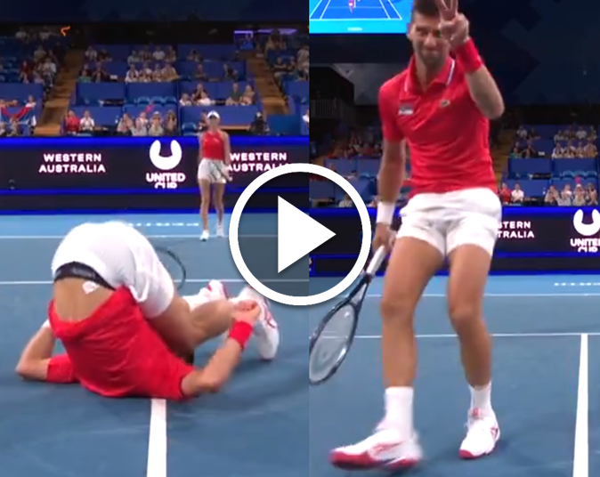 VIDEO. Qinwen Zheng drills Djokovic who has a hilarious reaction Snag 508102