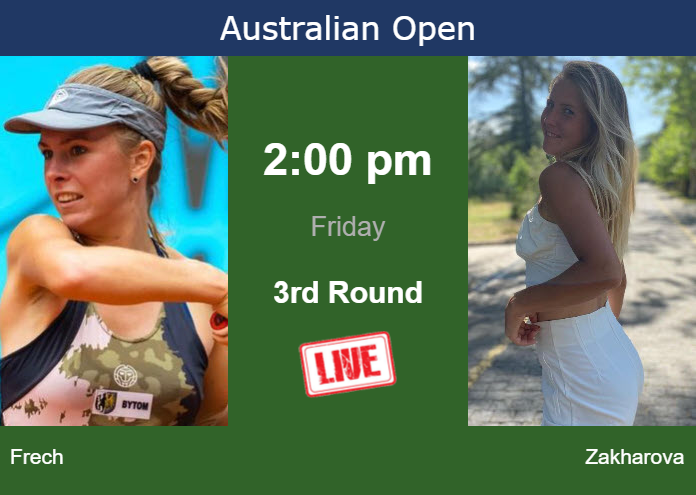 Thursday Live Streaming Magdalena Frech Vs Anastasia Zakharova Thursday Live Streaming Magdalena Frech vs Anastasia Zakharova