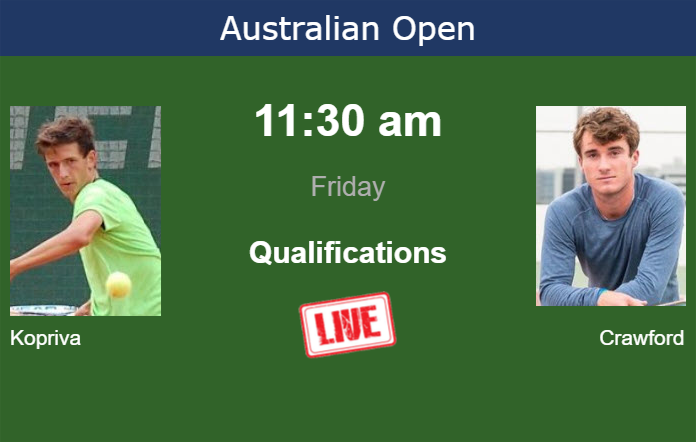 Thursday Live Streaming Vit Kopriva Vs Oliver Crawford Thursday Live Streaming Vit Kopriva vs Oliver Crawford