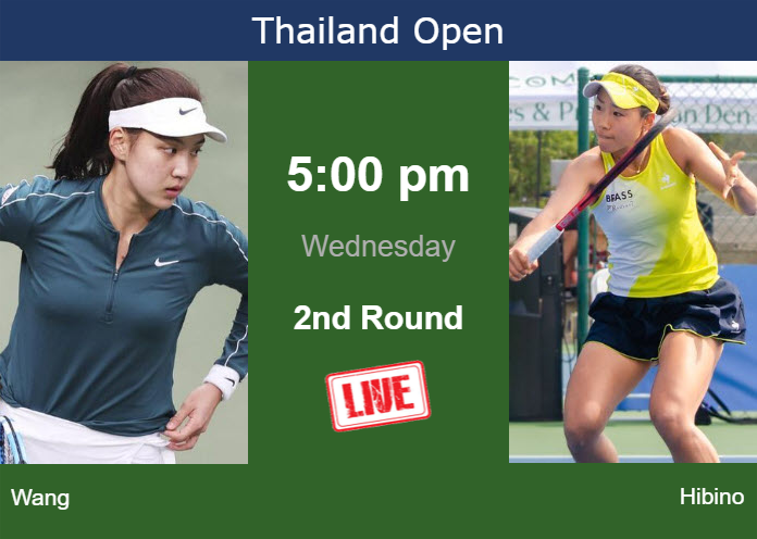 How to watch Wang vs. Hibino on live streaming in Hua Hin on Wednesday ...