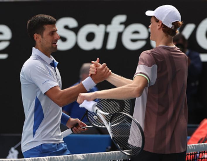 Djokovic And Sinner Meet