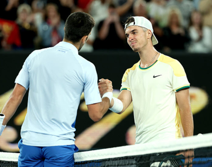 Djokovic Shakes Hands With Prizmic