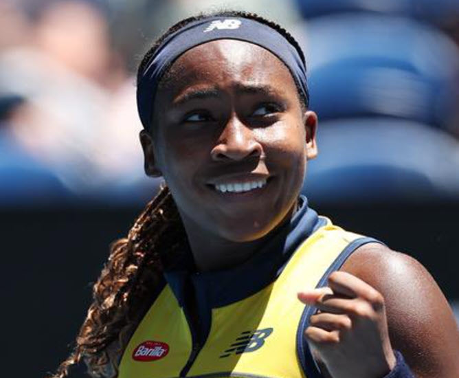 Gauff Playing At The Australian Open Gauff Playing At The Australian Open