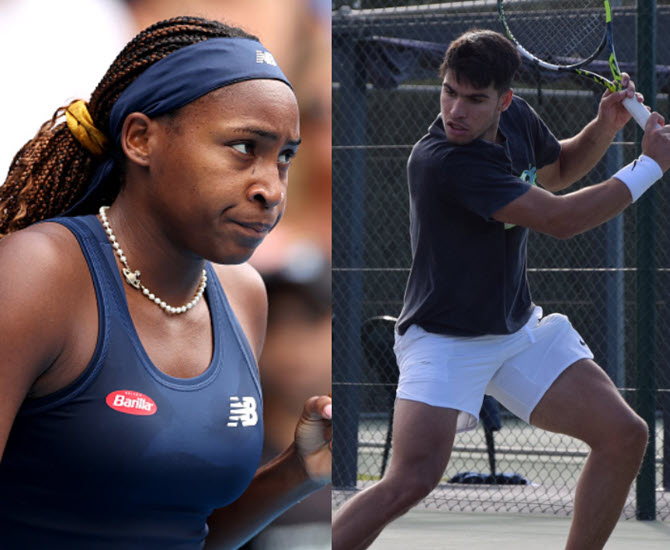 Coco Gauff believes she may never be as skilled as Carlos Alcaraz on a crucial shot
