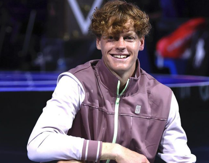 Jannik Sinner Smiling Jannik Sinner Smiling