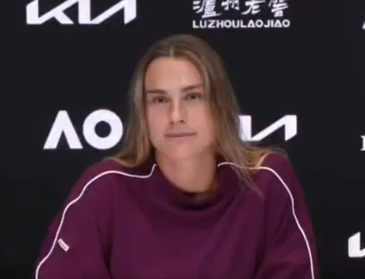 Aryna Sabalenka talks about her gratitude for her late father