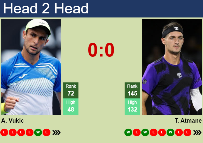 H2H, prediction of Aleksandar Vukic vs Terence Atmane in Acapulco with odds, preview, pick | 24th February 2024