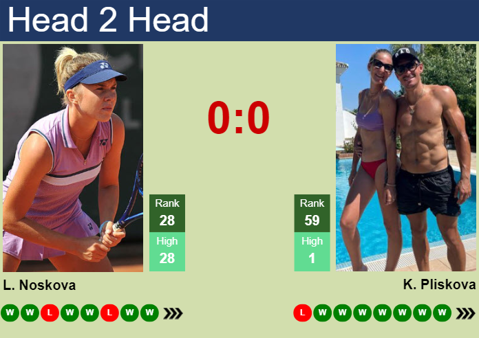 H2H, prediction of Linda Noskova vs Karolina Pliskova in Doha with odds, preview, pick | 14th February 2024