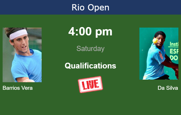 Saturday Live Streaming Tomas Barrios Vera vs Joao Lucas Reis Da Silva