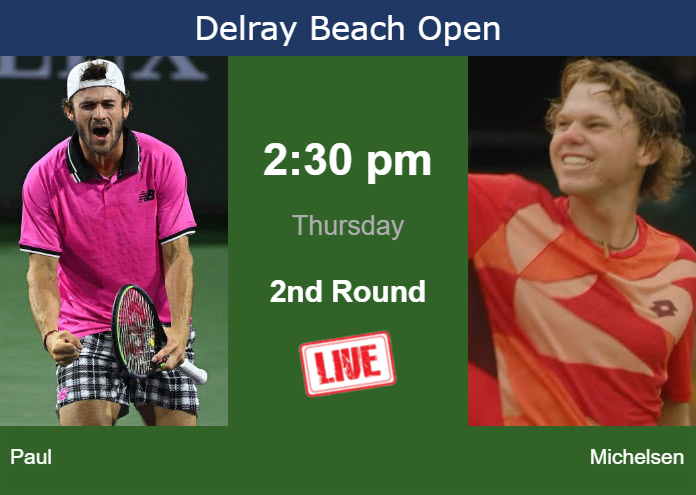 Thursday Live Streaming Tommy Paul Vs Alex Michelsen Thursday Live Streaming Tommy Paul vs Alex Michelsen