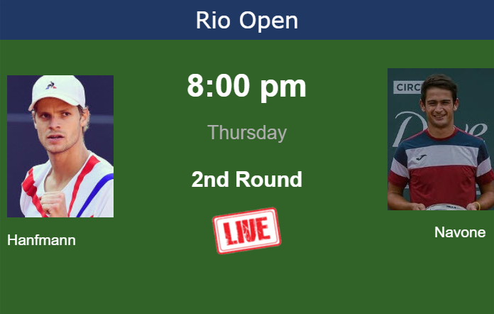 Thursday Live Streaming Yannick Hanfmann vs Mariano Navone