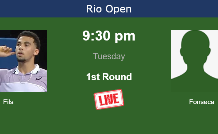 Tuesday Live Streaming Arthur Fils vs Joao Fonseca