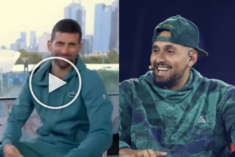 WATCH. Hilarious Djokovic imitates Nick Kyrgios