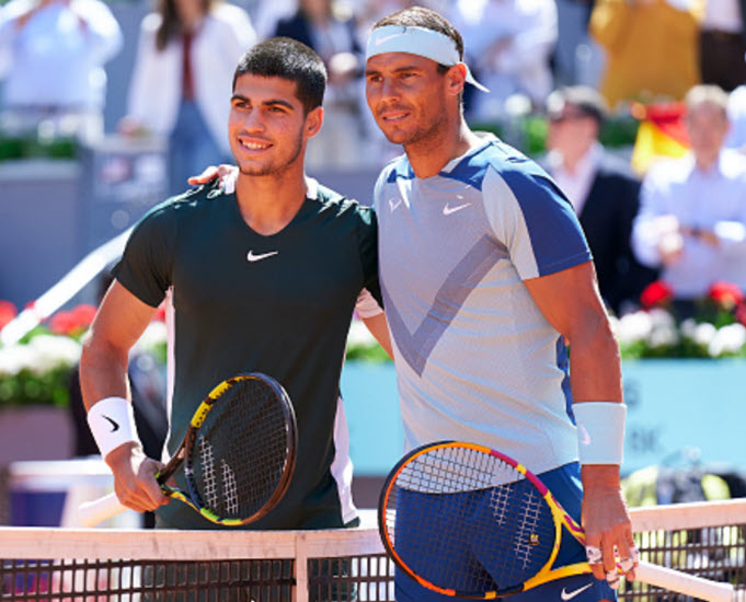 Alcaraz And Nadal Together
