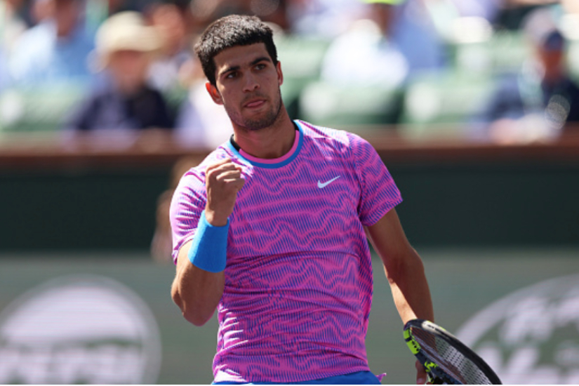 Alcaraz Reacts To Beating Marozsan In Indian Wells Alcaraz Reacts To Beating Marozsan In Indian Wells