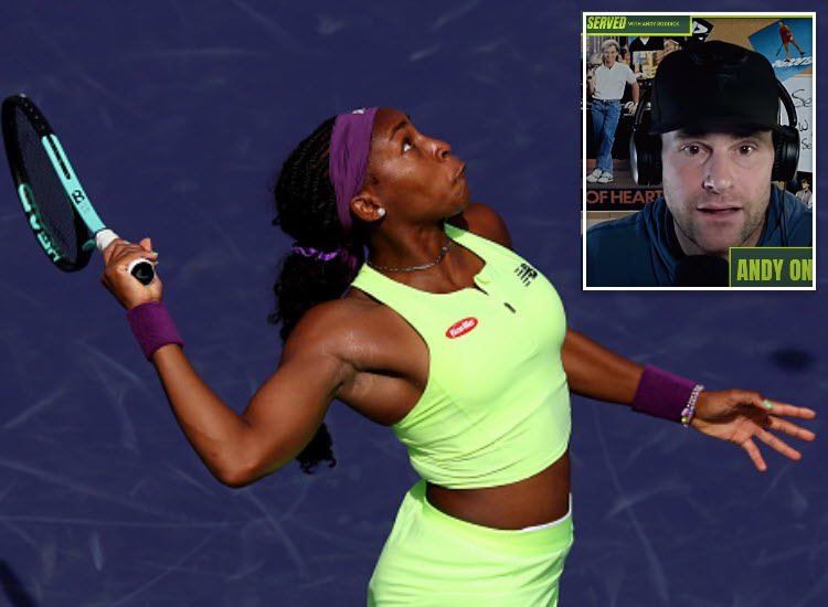 Andy Roddick talks how she helped Coco Gauff with her serve