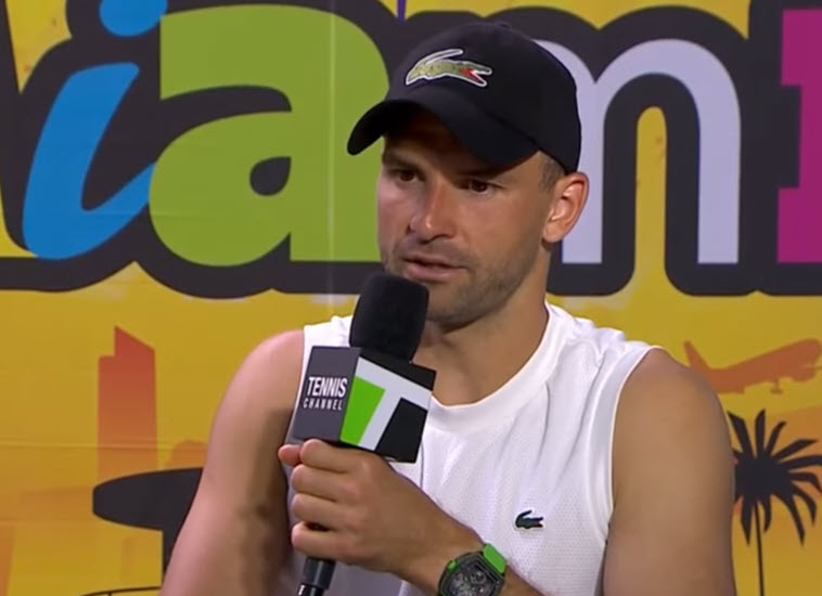 Dimitrov Talks About Winning In Miami Dimitrov Talks About Winning In Miami