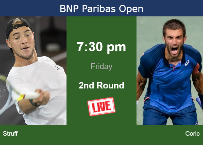 Watch Borna Coric vs Struff Live Stream: Where to Catch the Action