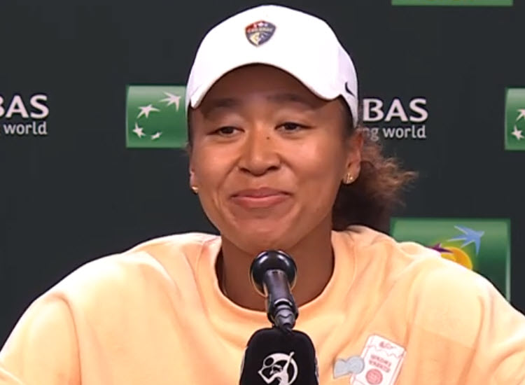 Naomi Osaka Talks About Having Fun In Indian Wells Naomi Osaka Talks About Having Fun In Indian Wells