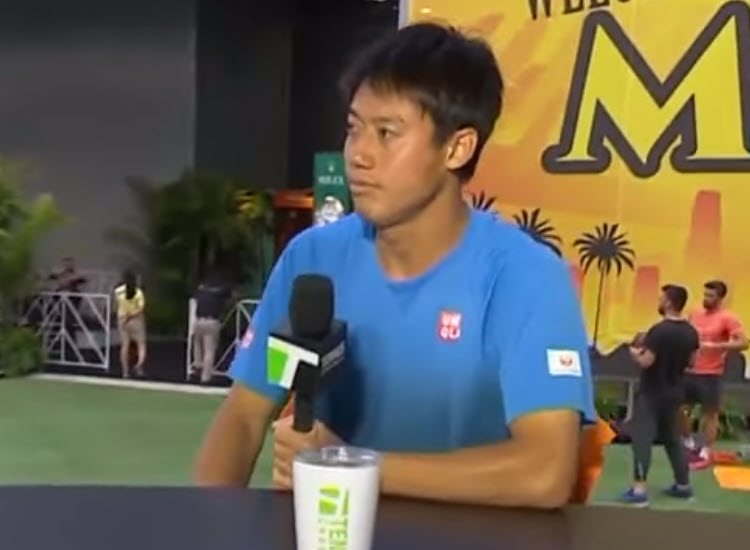 Nishikori talks about his health after Miami Open match