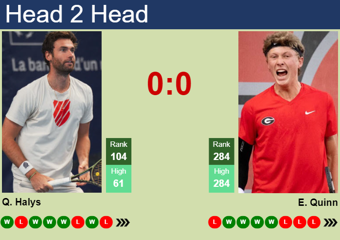 H2H, prediction of Quentin Halys vs Ethan Quinn in Indian Wells with odds, preview, pick | 4th March 2024