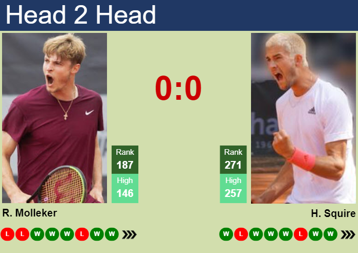 H2H, prediction of Rudolf Molleker vs Henri Squire in Hamburg Challenger with odds, preview, pick | 15th March 2024