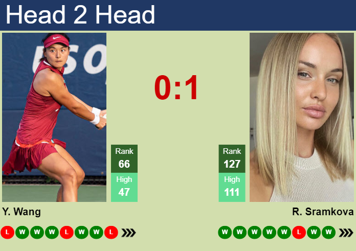 H2H, prediction of Yafan Wang vs Rebecca Sramkova in Indian Wells with odds, preview, pick | 6th March 2024