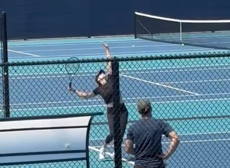 VIDEO. Sabalenka spotted training after her boyfriend passed away