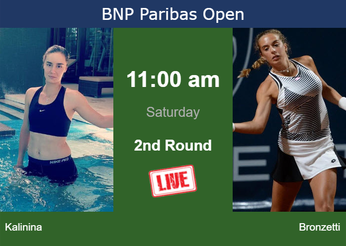 Saturday Live Streaming Anhelina Kalinina Vs Lucia Bronzetti Saturday Live Streaming Anhelina Kalinina vs Lucia Bronzetti
