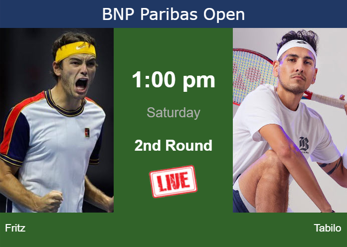 How to watch Fritz vs. Tabilo on live streaming in Indian Wells on ...