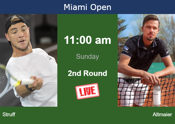 Sunday Live Streaming Jan Lennard Struff Vs Daniel Altmaier Sunday Live Streaming Jan-Lennard Struff vs Daniel Altmaier