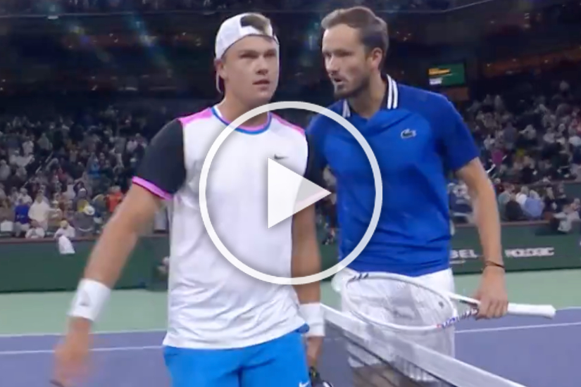 Tension Flares As Medvedev And Rune Exchange Words After Indian Wells Match