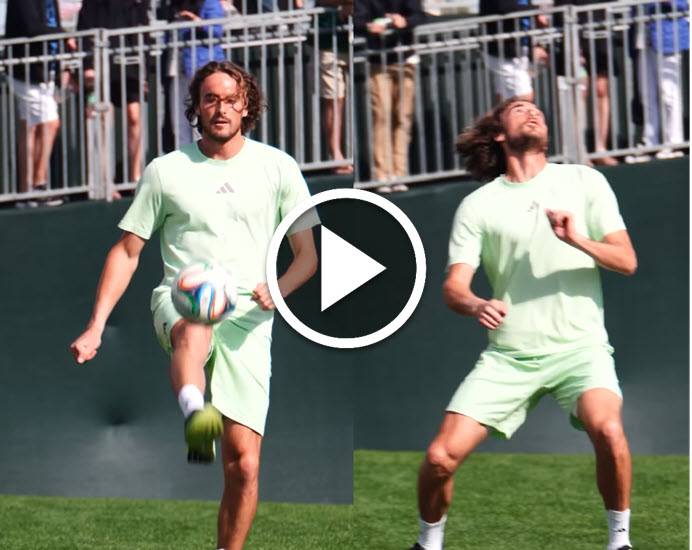 Tsitsipas Playing Soccer Tsitsipas Playing Soccer