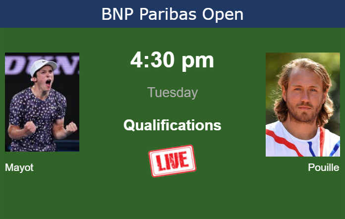 Tuesday Live Streaming Harold Mayot vs Lucas Pouille