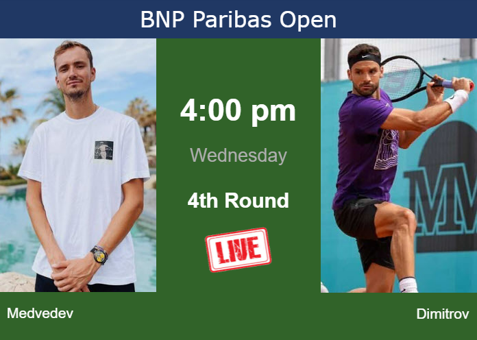 Wednesday Live Streaming Daniil Medvedev Vs Grigor Dimitrov Wednesday Live Streaming Daniil Medvedev vs Grigor Dimitrov