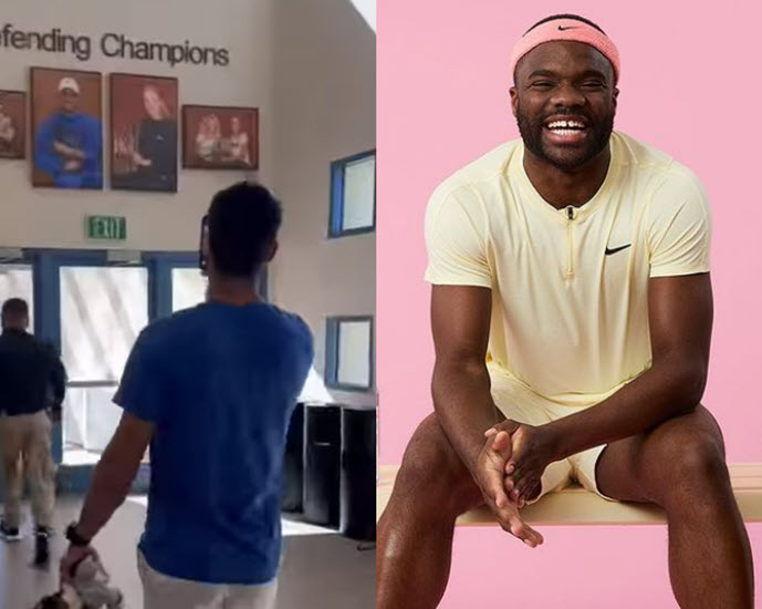 Tiafoe Makes Fun Of Alcaraz About His Indian Wells Title Tennis Tonic   Alcaraz And Tiafoe 