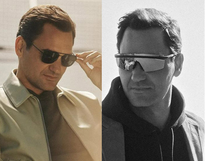 Federer Looks Cool In Sunglasses