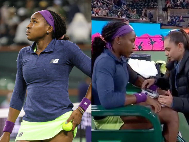 Gauff struggle with nausea during her defeat against Sakkari in Indian Wells