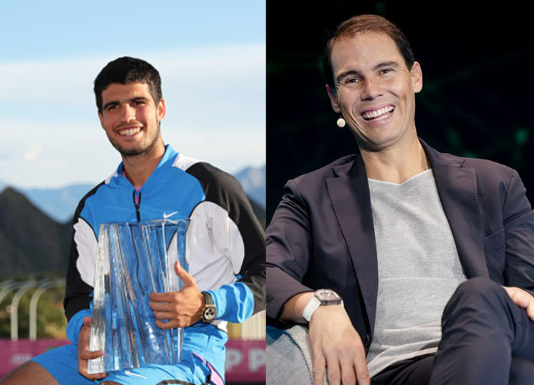 Nadal Wishes Alcaraz After The Title Win Nadal Wishes Alcaraz After The Title Win