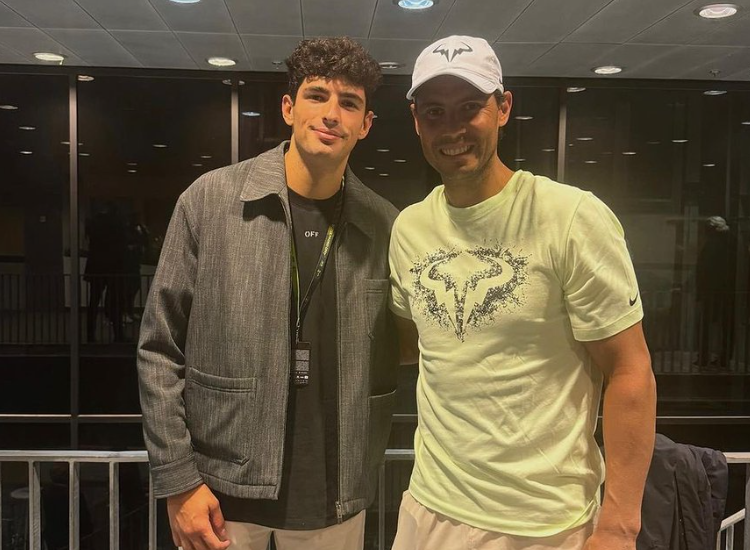 Padel world no.1 Coello excited posting a picture with Rafael Nadal
