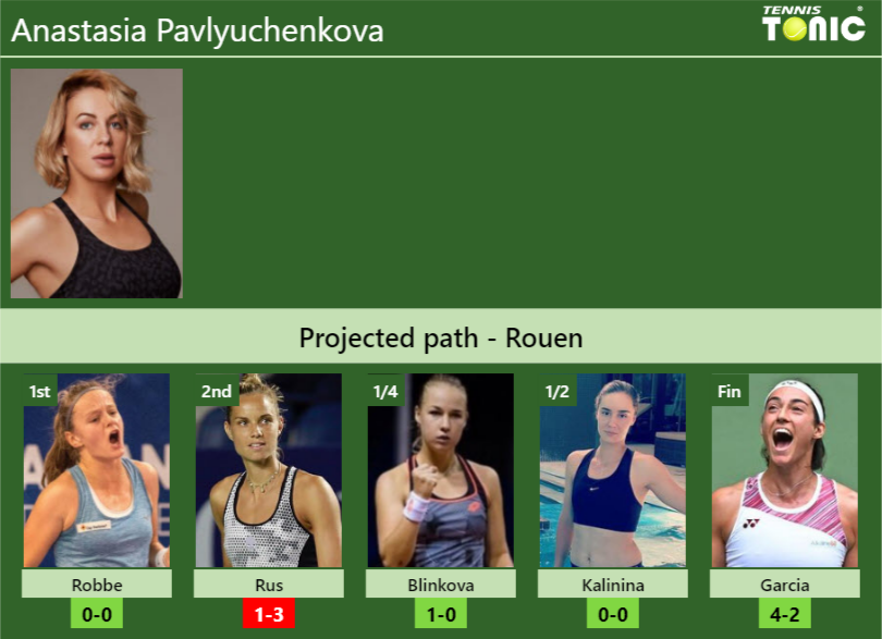 Anastasia Pavlyuchenkova Stats info