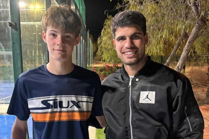 Carlos Alcaraz shows support for brother in padel tournament amid injury setback