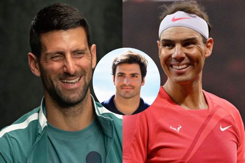 Carlos Sainz’s admirations: Rafael Nadal and Novak Djokovic