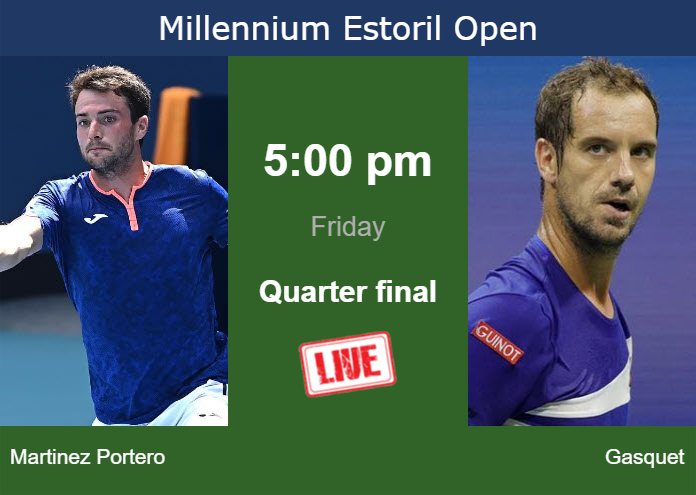 Friday Live Streaming Pedro Martinez Portero Vs Richard Gasquet Friday Live Streaming Pedro Martinez Portero vs Richard Gasquet