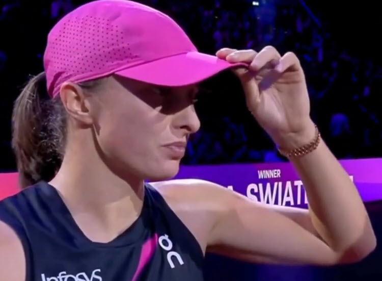 Iga Swiatek says it was a rather intense match agaisnt Emma Raducanu