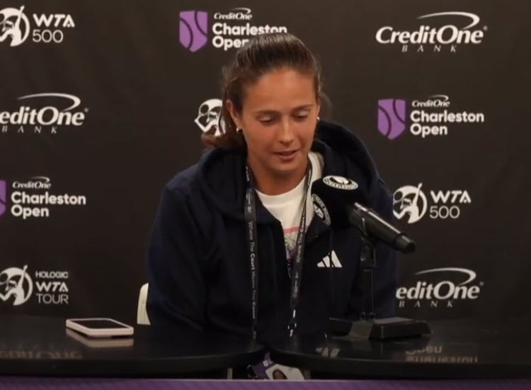Kasatkina Expresses Excitement About Reaching The Charleston Final